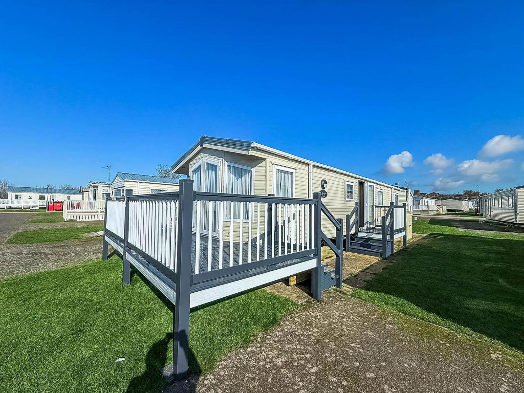 Homely Caravan With Decking At Manor Park, Ref 23036c Campsite